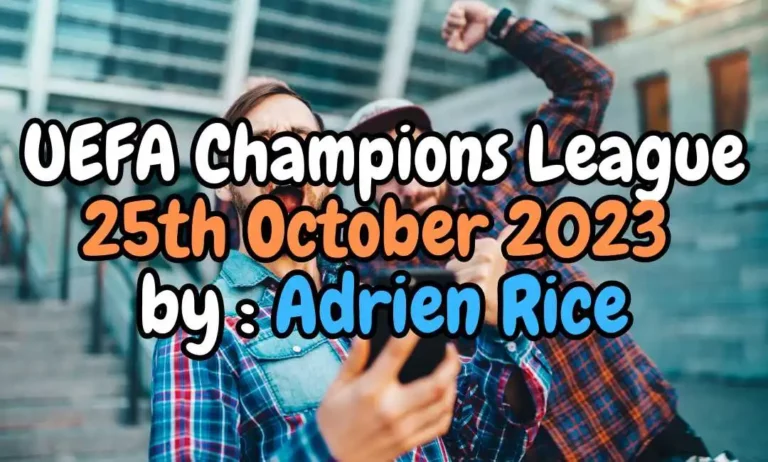 Join Adrien Rice for detailed insights and predictions about the UEFA Champions League action on 25th October 2023. Expect a thrilling night of European football!