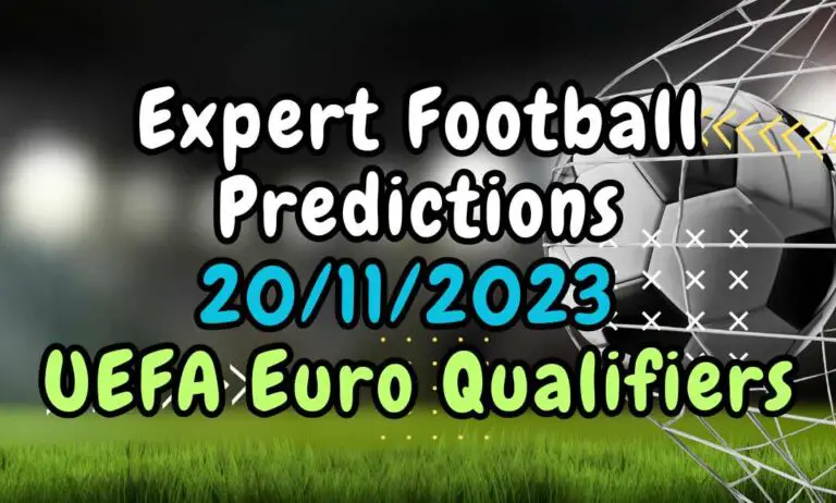 Explore expert football predictions for the UEFA European Championship Qualifiers on 20/11/2023. Insightful analysis on England, Denmark, Italy, and more.