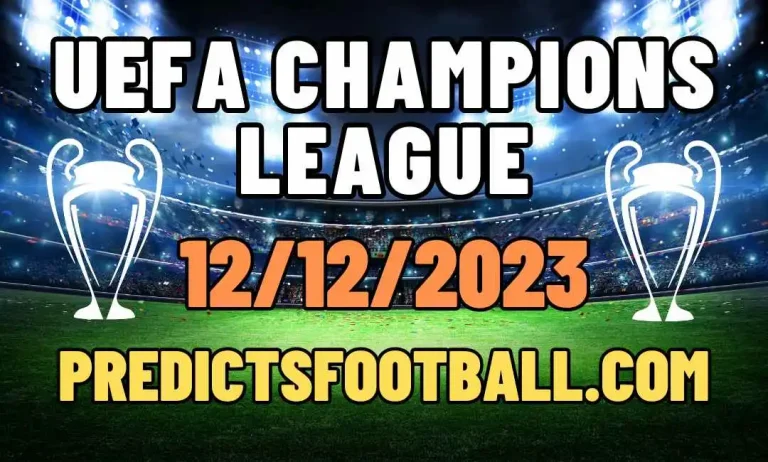 Discover expert football predictions for the UEFA Champions League on 12122023. From Bayern's redemption quest to Real Madrid's relaxed stroll, anticipate an evening of football drama