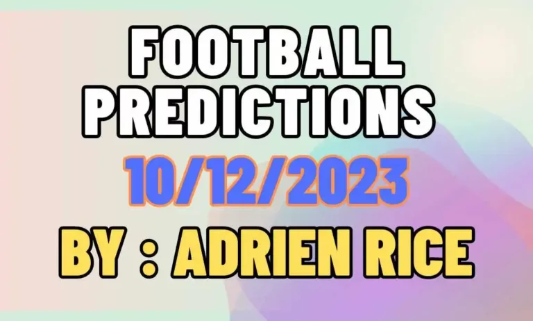 Explore today's top football predictions for December 10, 2023. From Serie A to Premier League, get expert insights into the most exciting matches.